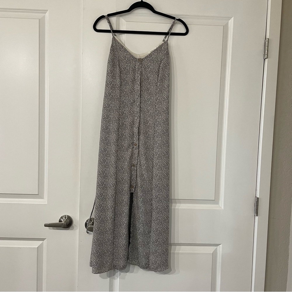 Sienna Sky Animal Print Button Down Summer Dress Size Small - EUC